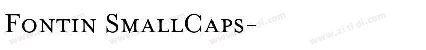 Fontin SmallCaps字体转换 Fontin SmallCaps字体转换